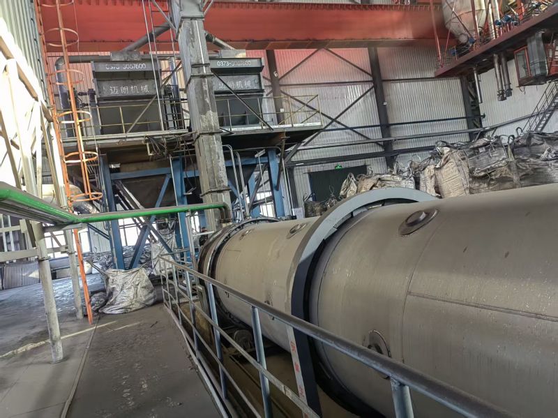 龙江万锂泰新材科技股份有限公司冷渣机现场