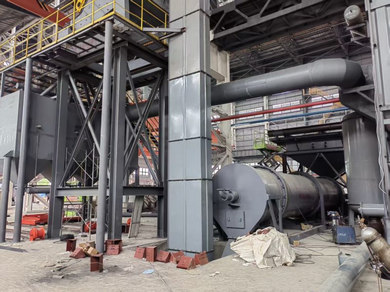 福建科达新材料有限公司冷渣机现场