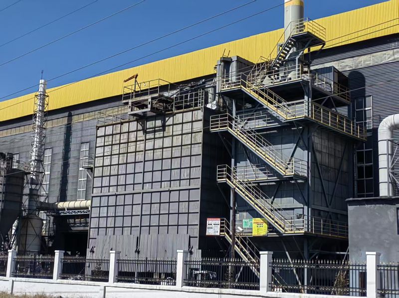 内蒙古恒科新材料有限公司冷渣机现场